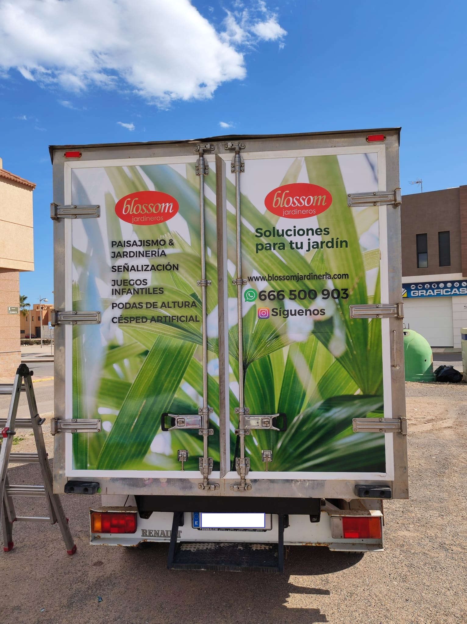 Furgoneta de Blossom Jardinería